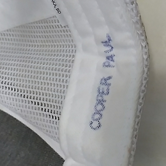 Heritage mens grey and white baseball net snap cap - Picture 6 of 7